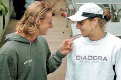 David Nalbandian y Gastón Gaudio, dos históricos del tenis argentino que tuvieron como coach a Jaite