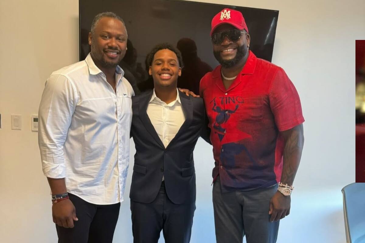 David Ortíz acompañó a su amigo Hanley (Foto: @hanleyramirez13)