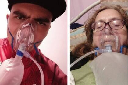 David, quien se enfermó de covid-19 antes que su madre María de Lourdes, buscó por decenas de hospitales hasta encontrar una cama libre para ella en Ciudad de México