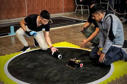 David Quinteros, en una competencia local