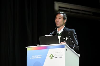 David Roggero, presidente de la Asociación Argentina de Productores en Siembra Directa (Aapresid), en el acto de apertura del congreso de la entidad