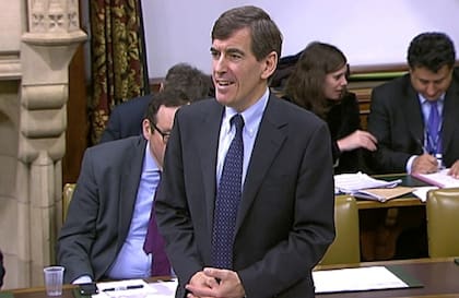 David Rutley, ministro del Reino Unido para las Américas, el Caribe y Territorios de Ultramar