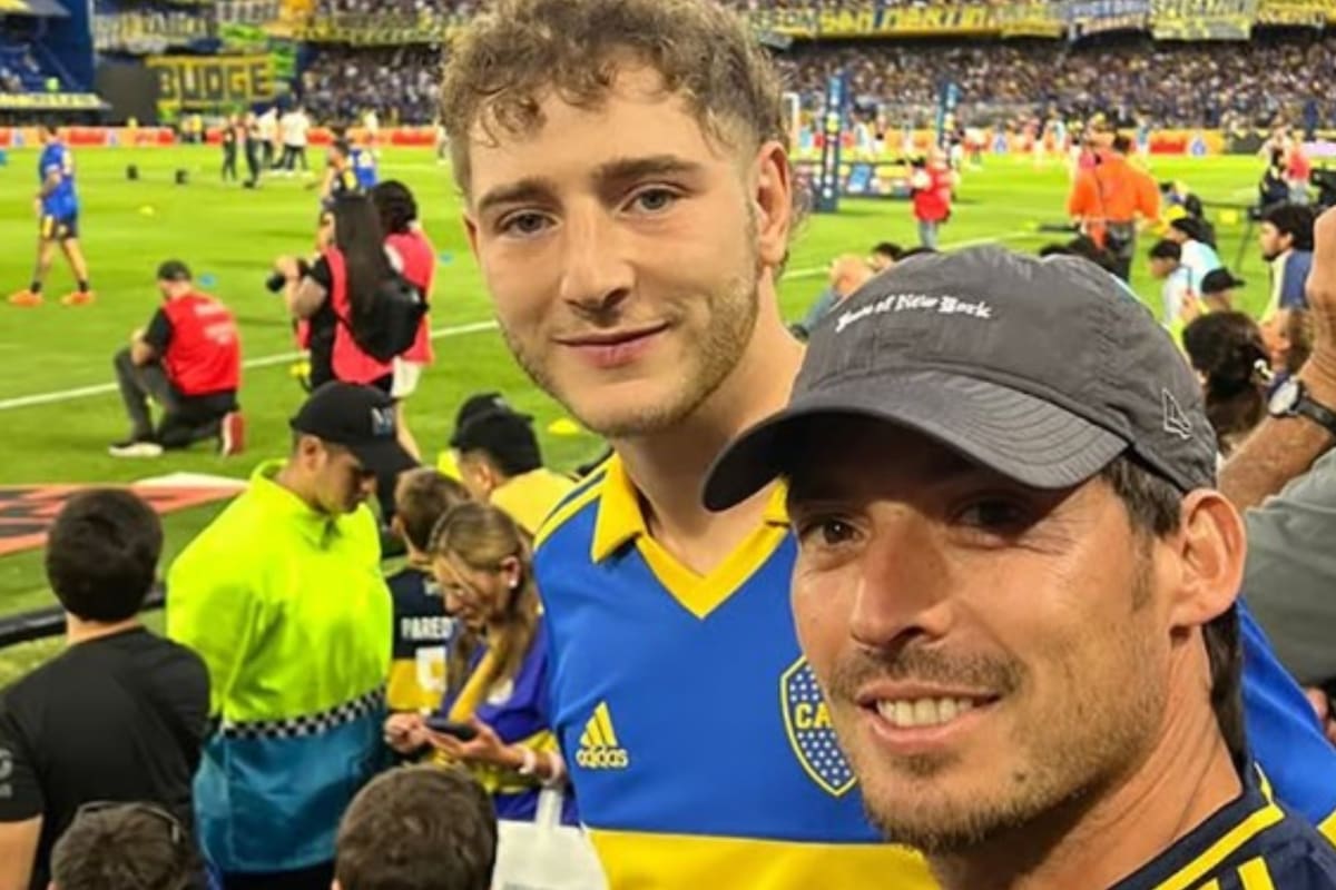 David Silva estuvo presente en La Bombonera