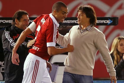 David Trezeguet fue una de las figuras del River dirigido por Matías Almeyda que logró el regreso a la Primera División en junio de 2012