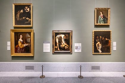 "David vencedor de Goliat", de Caravaggio se puede ver en la sala 7A del edificio Villanueva del Museo Nacional del Prado