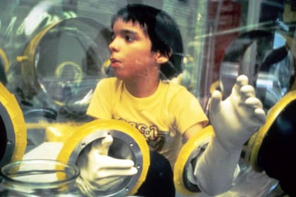 David Vetter en septiembre de 1980, cuando cumplió sus 9 años