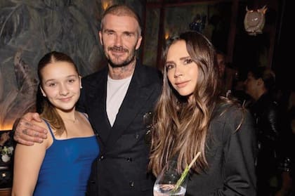 David y sus “chicas”: Victoria y Harper. La barra de tragos estuvo a cargo de Don Julio, la reconocida marca de tequila.