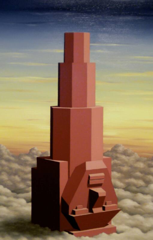 La torre sin fin (2010), pintura der Max Gómez Canle