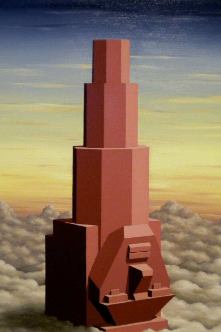 La torre sin fin (2010), pintura der Max Gómez Canle