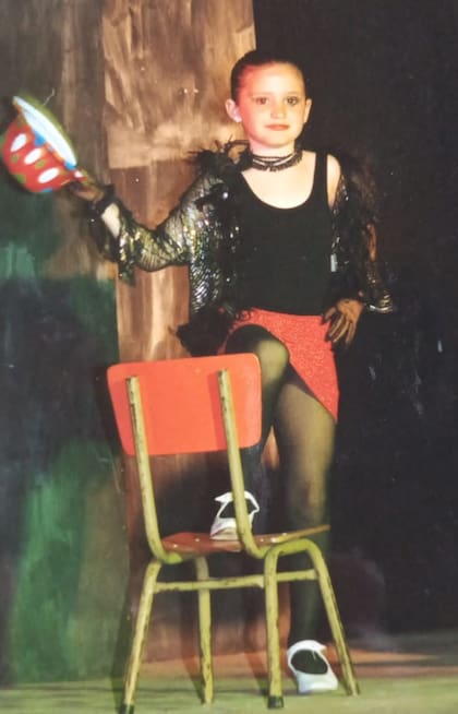 De niña.