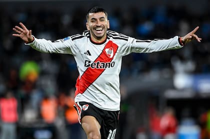 "De a poco va entendiendo el mundo River", expresó Ponzio sobre el gran nivel de Ángel Correa en la golead ante Belgrano