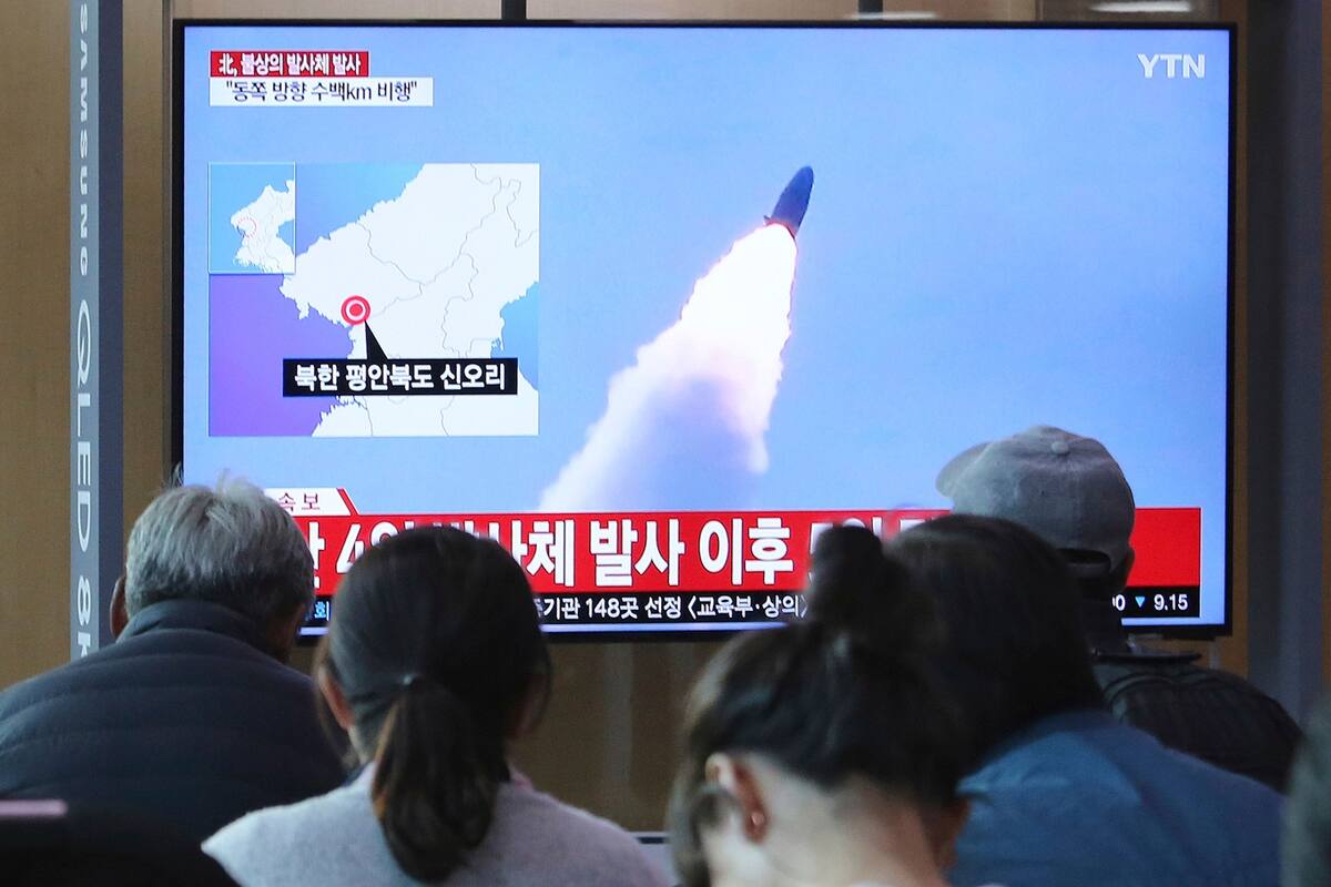 De acuerdo a lo informado por Corea del Sur, el régimen de Kim Jong-un disparó un proyectil no identificado desde el oeste del país
