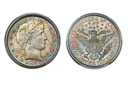De acuerdo con expertos en numismática, el cuarto de dólar de 1892-S solo cuenta con unos miles de ejemplares