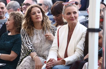 Drew Barrymore junto a su fiel amiga Cameron, de quien dice aprendió a ser mas consciente
