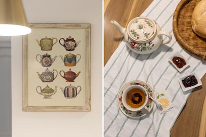 De ascendencia irlandesa por parte de su madre, el ritual del té es algo cotidiano para @maryjoegardener, que con el tiempo armó una divina colección de teteras.