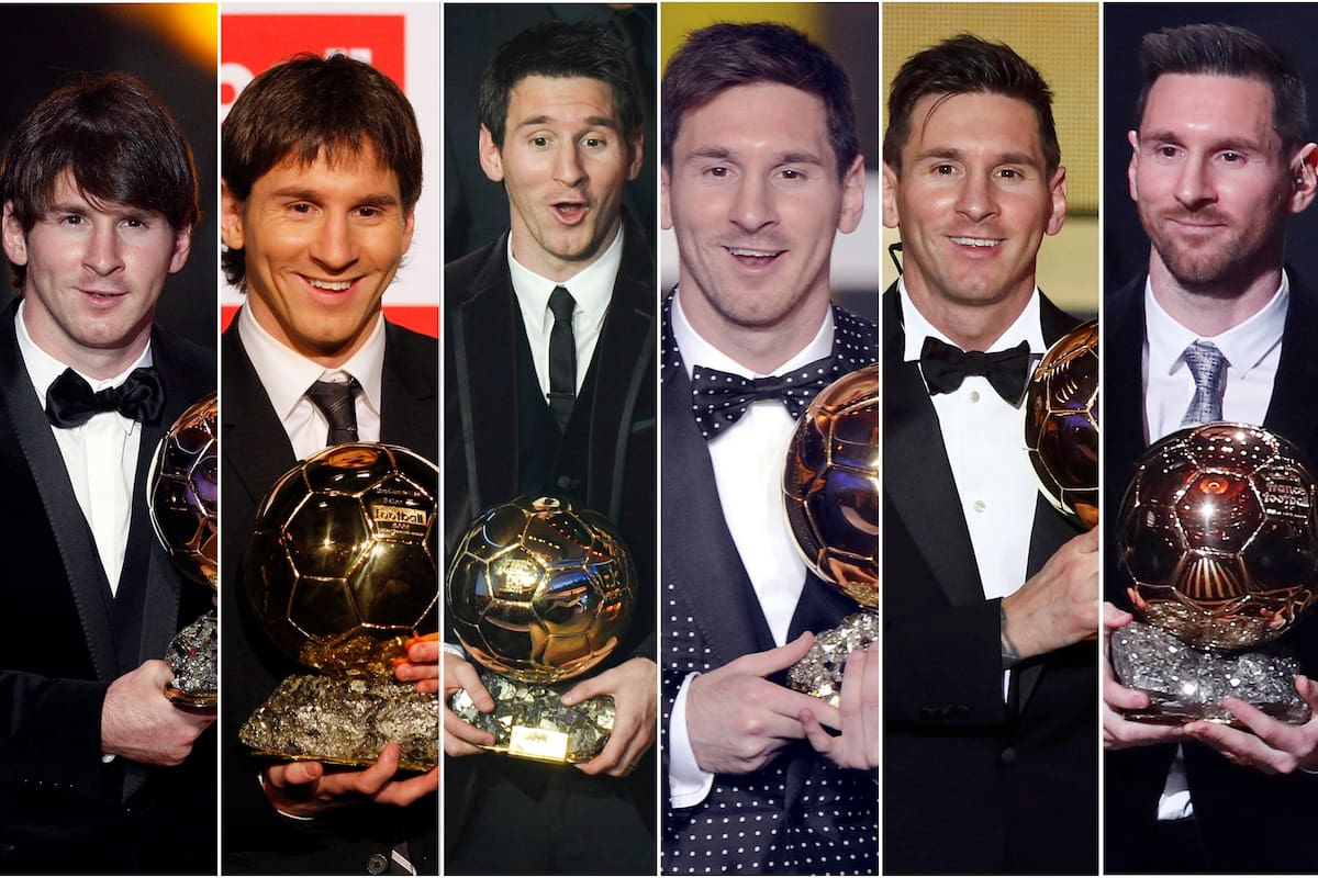 De ayer a hoy: en diez años, Messi cosechó seis balones de oro