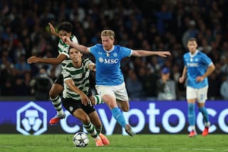 De Bruyne responde a crítica por sustitución en triunfo del Napoli en Champions