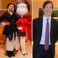 Nacha Guevara e Iliana Calabró fueron a ver a Mafalda y Cami Homs e Iván de Pineda, en un evento solidario