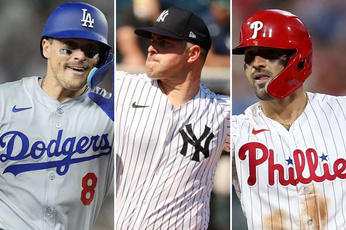 De cara a la Serie Mundial, Dodgers, Yankees y Phillies son los grandes favoritos de las casas de apuestas