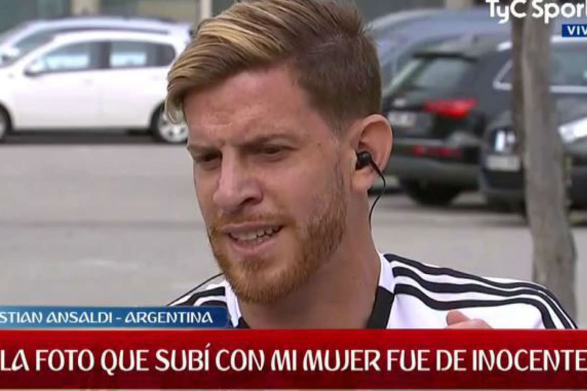 De cara al Mundial Rusia 2018 Cristian Ansaldi salió a aclarar su polémica publicación