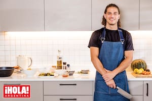 “De chico me pasaba el día entero mirando cocinar a Dolli Irigoyen, Donato de Santis, Christophe Krywonis y Osvaldo Gross por El Gourmet”, cuenta.