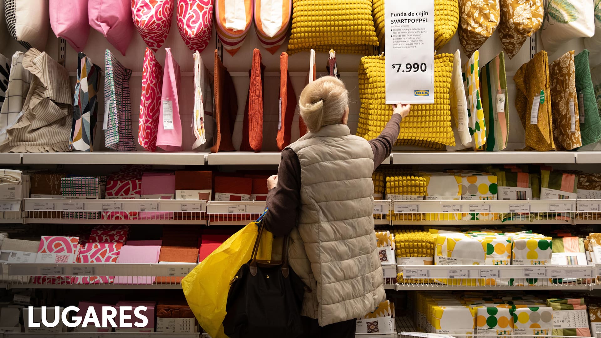De compras en Ikea.
