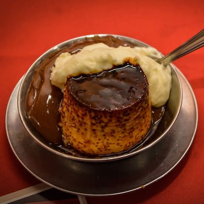 De este flan salen más de mil por día.