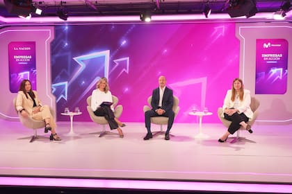 De izquiera a derecha: Jorgelina Rossi (Prevind), Carla Quiroga (LA NACION), Marcelo Bechara (Evoltis) y María Florencia Pereira (Banco Galicia)