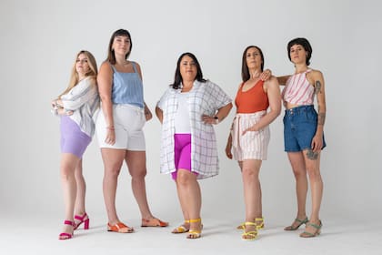 De izquierda a derecha: Agustina Carucho, Valeria García, Julieta Rovaletti, Fernanda Ciancio y Sofía Saldías.
