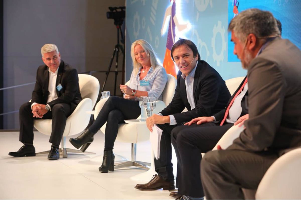 De izquierda a derecha: Alejandro Yapur, Alexia Keglevich, José Del Rio, Christoff Poppe y Alan Aurich