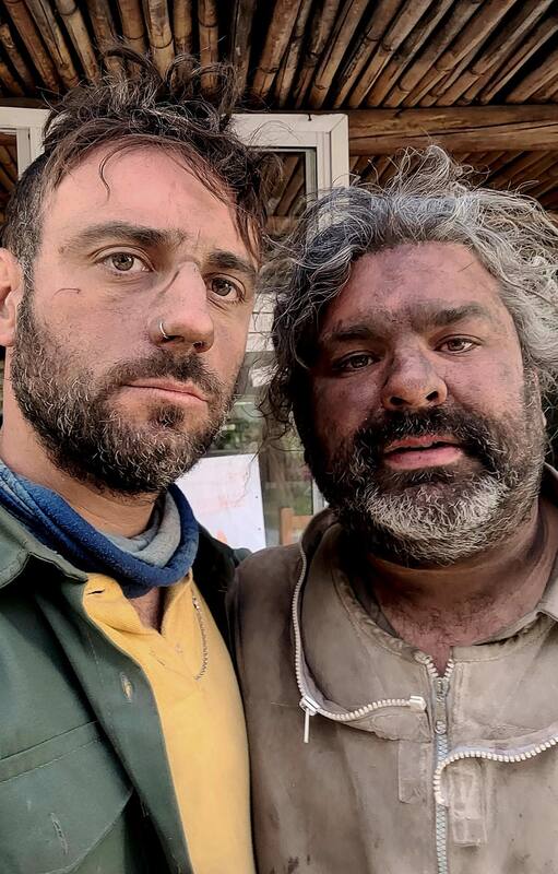 De izquierda a derecha: Augusto Galeppi y Lautaro Burgos