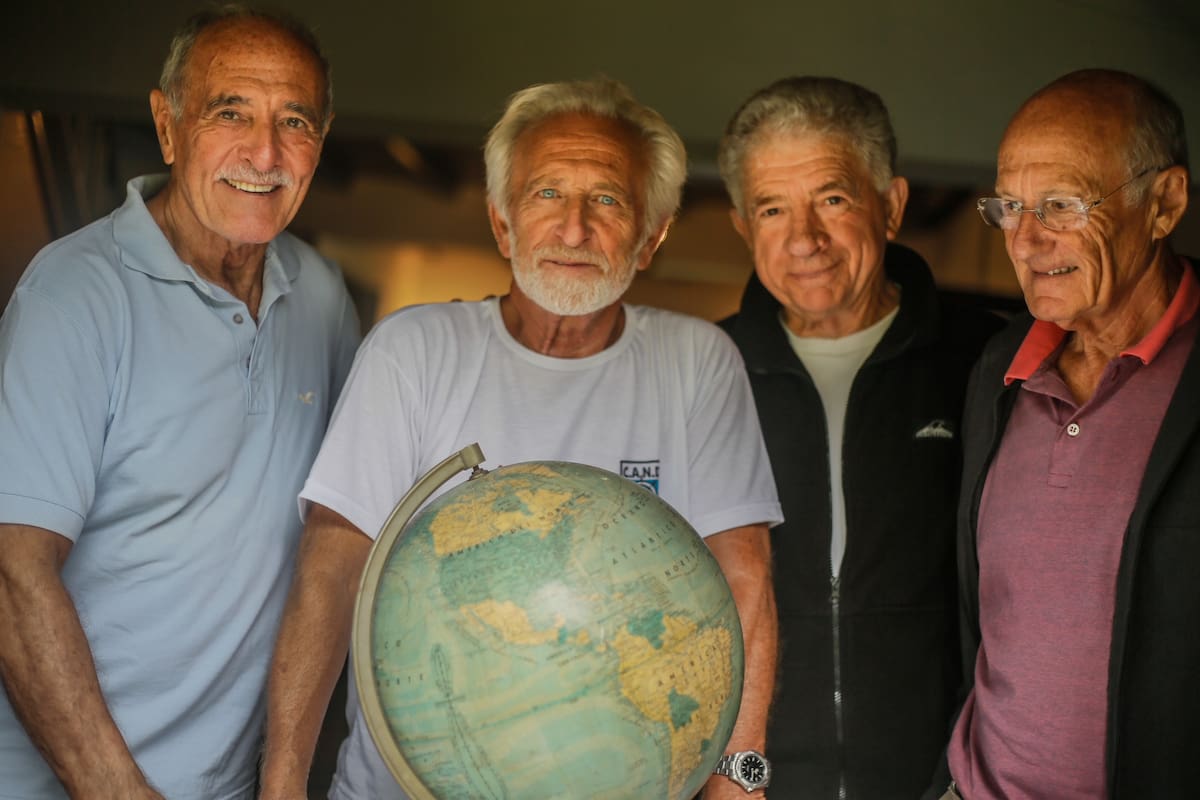 De izquierda a derecha, Jorge Iriberri, Alfredo Barragán, José Luis Godoy y Rubén Tablar