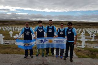 Luis Ecudero, el veterano que tiende puentes en Malvinas