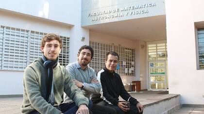 De izquierda a derecha: Martín Rodríguez, Luis Ferroni y Matías Hunicken