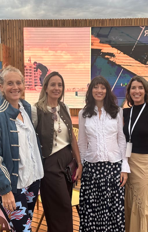 De izquierda a derecha: Stefy Jaugust, Lucrecia Cornejo, Camila Pose y Angie Braun del equipo de Diderot.