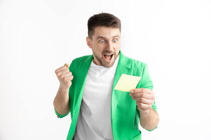 De la alegría Kevin Frey olvidó el ticket ganador en la tienda (la foto es ilustrativa)