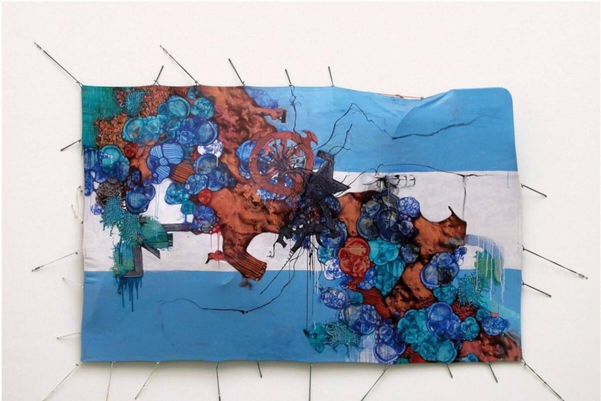 De la furiosa agresión a la decoración, Fabián Marcaccio, 1997, colección Daros Latinamerica