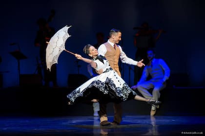 De la mano de la compañía de danza de Germán Cornejo, Mauri se lució en Europa