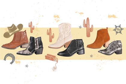 De la mano de marcas de lujo como Miu Miu y Calvin Klein, las botas que emulan el look de los cowboys regresaron a las pasarelas y la calle. Modelos para subirse a la tendencia con Club LA NACION.