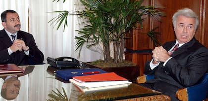 De la Sota reunido con Luis Juez en el año 2005