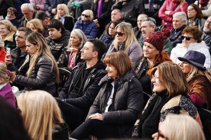 De Loredo y Bullrich, durante un acto en Córdoba