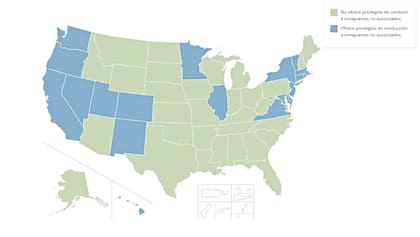 De los 19 estados que emiten algún tipo de permiso válido a indocumentados, solo seis otorgan ID estatal