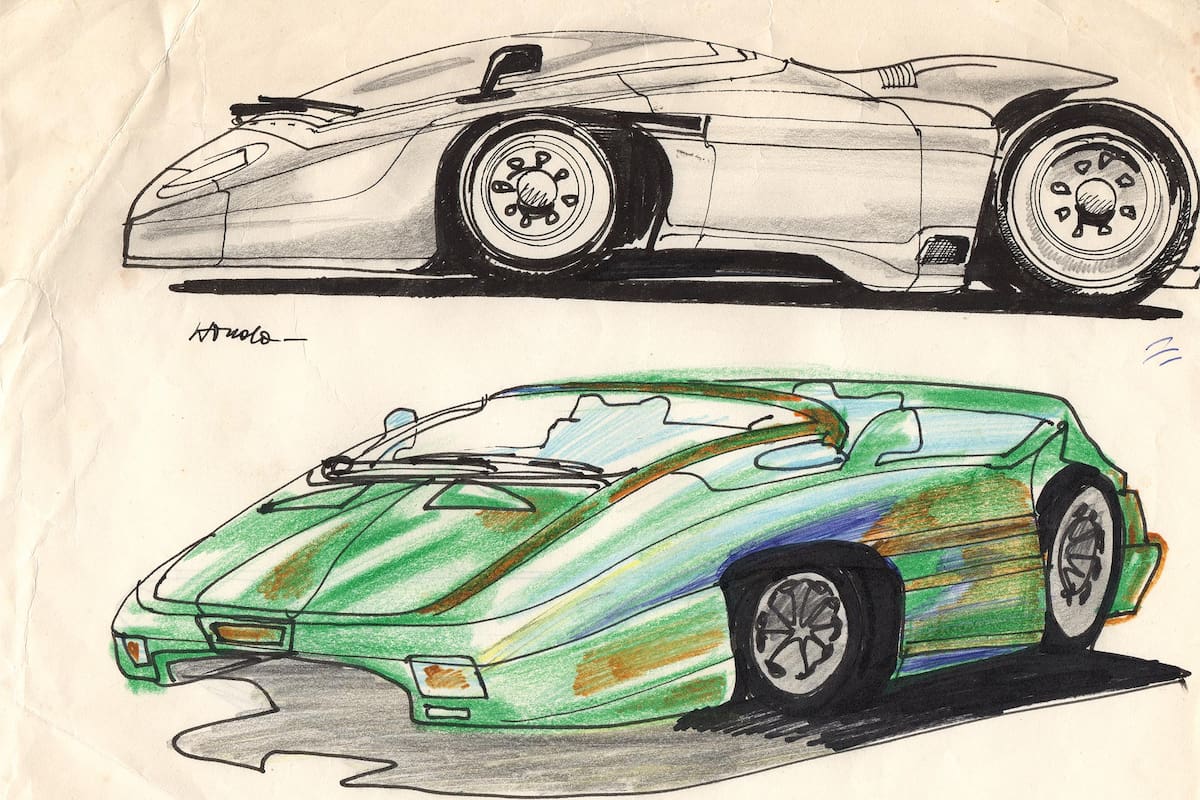 De los prototipos futuristas a su amado Mercedes-Benz, un viaje sentimental por la fascinación de Spinetta con el diseño automotriz