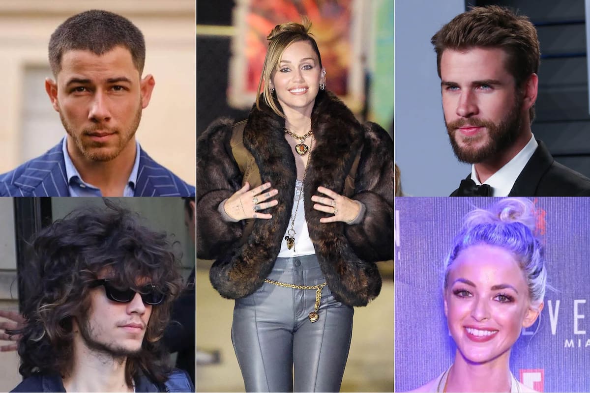De Nick Jonas y Liam Hemsworth a Kaitlynn Carter y Maxx Morando, el historial amoroso de Miley Cyrus