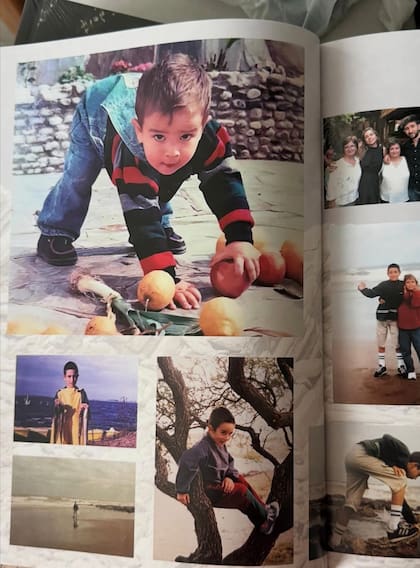 De niño, parte de su historia, la que lo nutrió para hacer la cocina que hace, acá en las páginas del libro "Reinvención de mar y tierra"