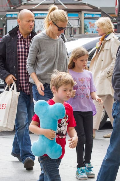De paseo por París cuando los niños eran pequeños