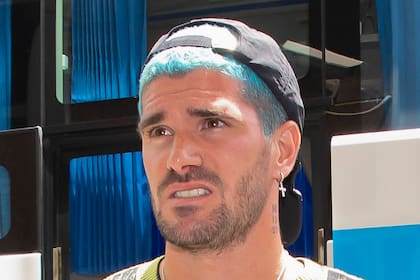 De Paul, con los colores de la Argentina en su pelo