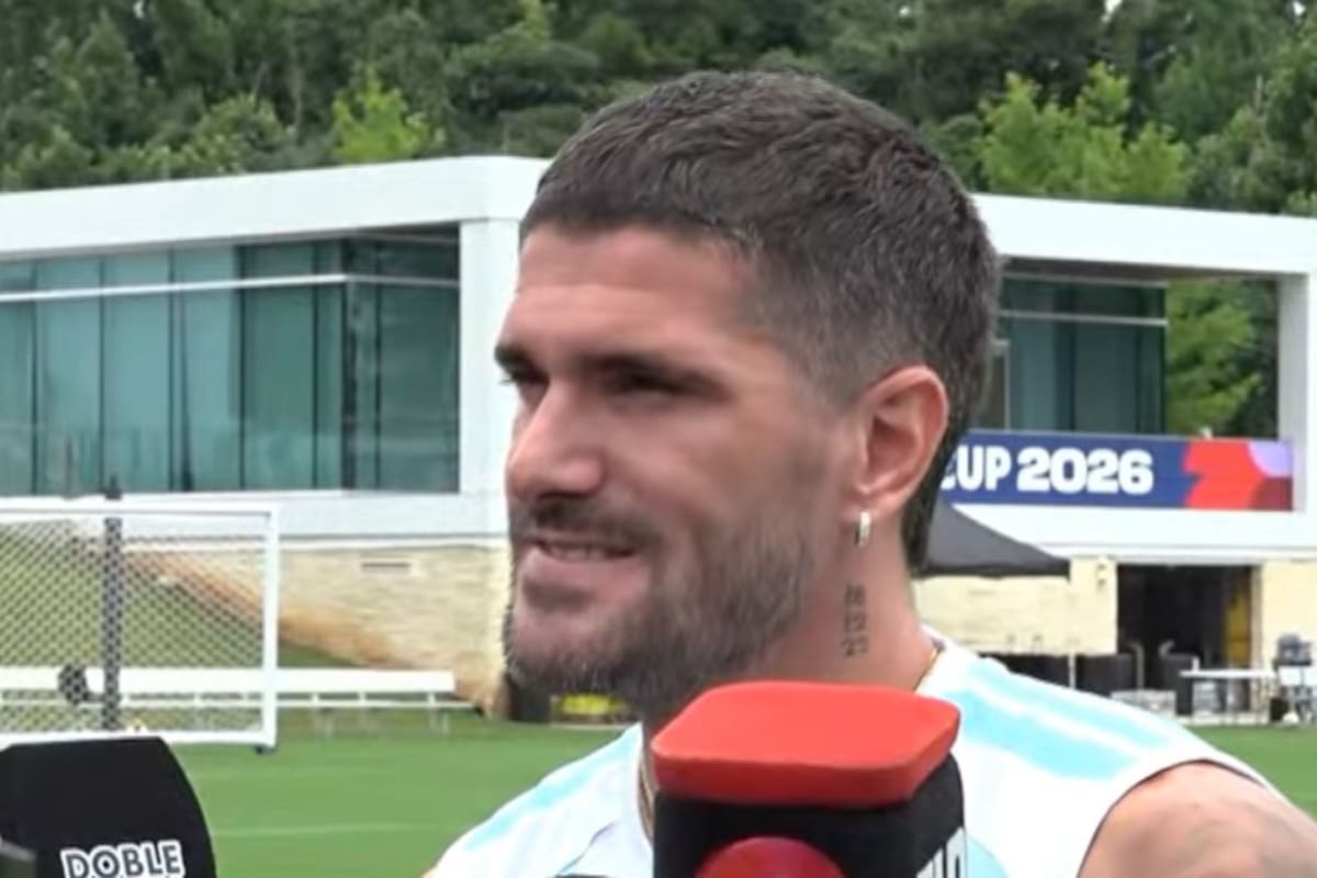 De Paul habló en el entrenamiento de la Selección y se refirió al partido del miércoles