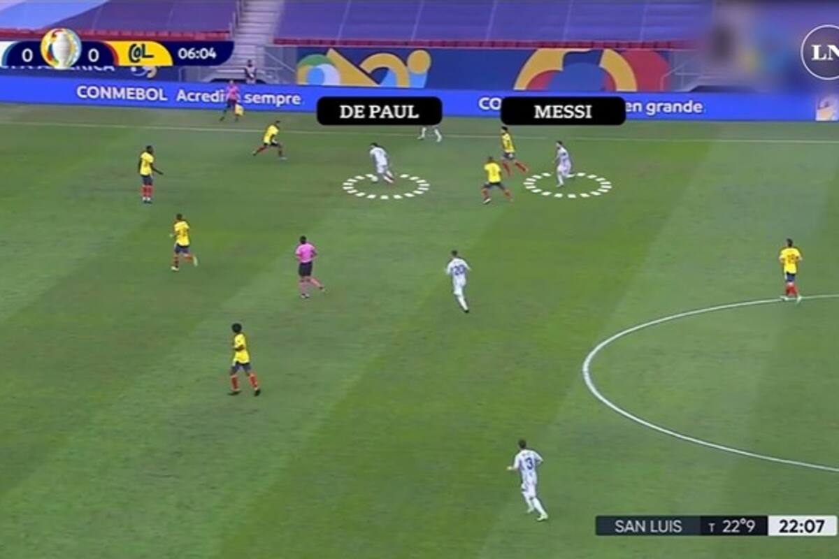 De Paul y Messi, dos de las claves positivas en la clasificación de la selección argentina para la final de la Copa América