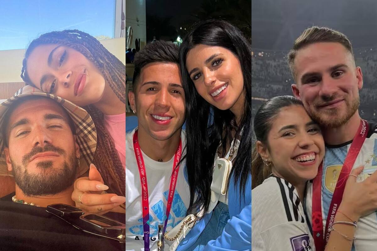 De Paul y Tini Stoessel; Enzo Fernández y Valentina Cervantes y Camila Mayan y Alexis Mac Allister fueron algunos de los que se separaron después de Qatar (Foto: Instagram @rodridepaul / @valucervantes / @camimayan)